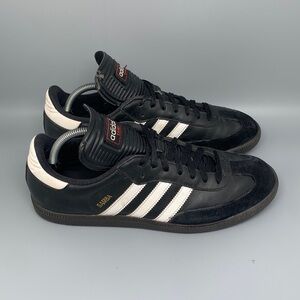 Adidas Samba Classic Black White Indoor Soccer‎ Shoes 034563 Men’s Sz 10